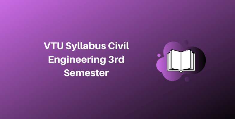 VTU Syllabus Civil Engineering 3rd Semester