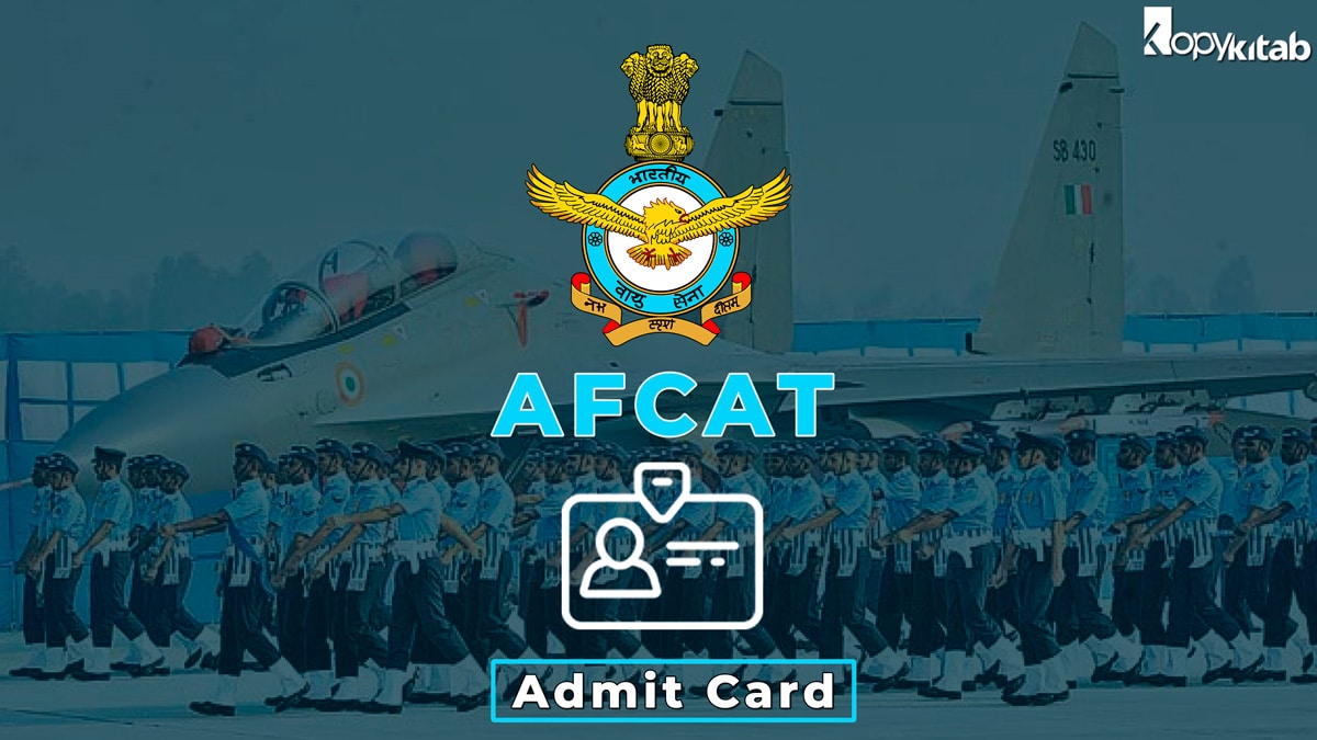 AFCAT Admit Card 2021