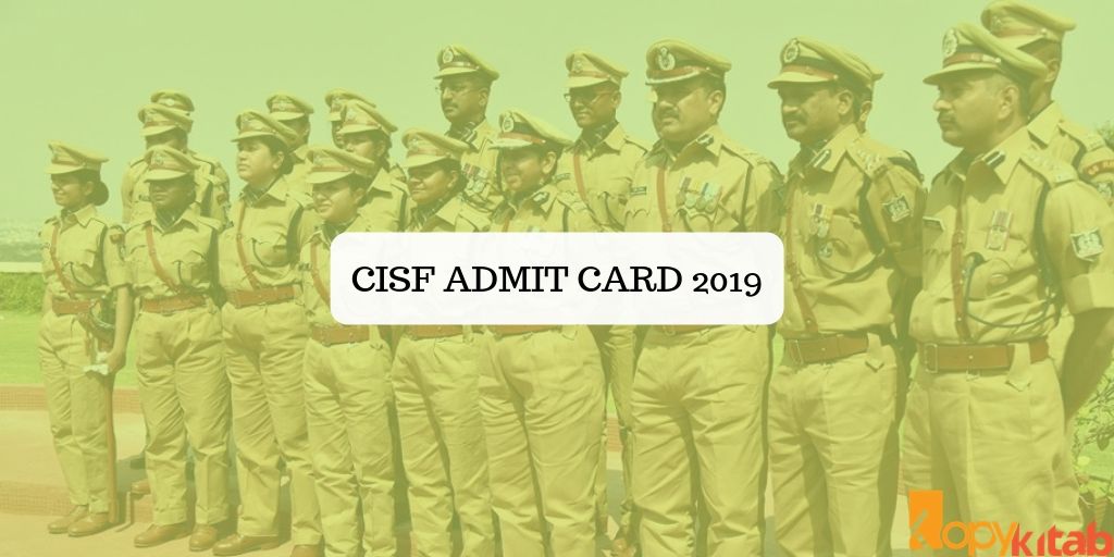 CISF Admit Card 2019