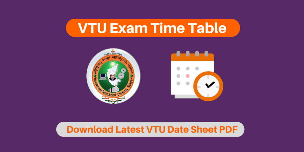 VTU Exam Time Table 2019-2020