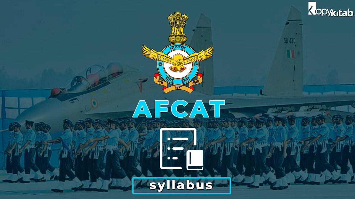 AFCAT syllabus and exam pattern 2021