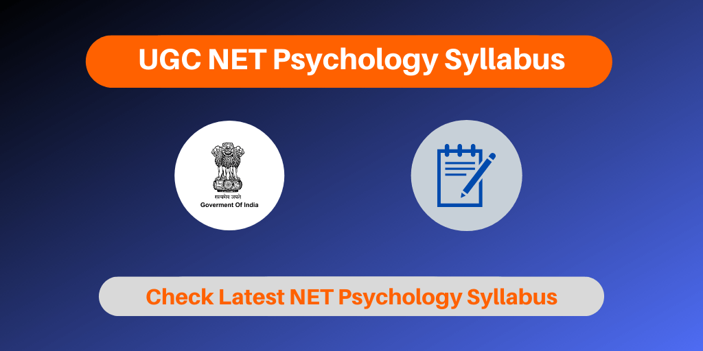 UGC NET Psychology Syllabus