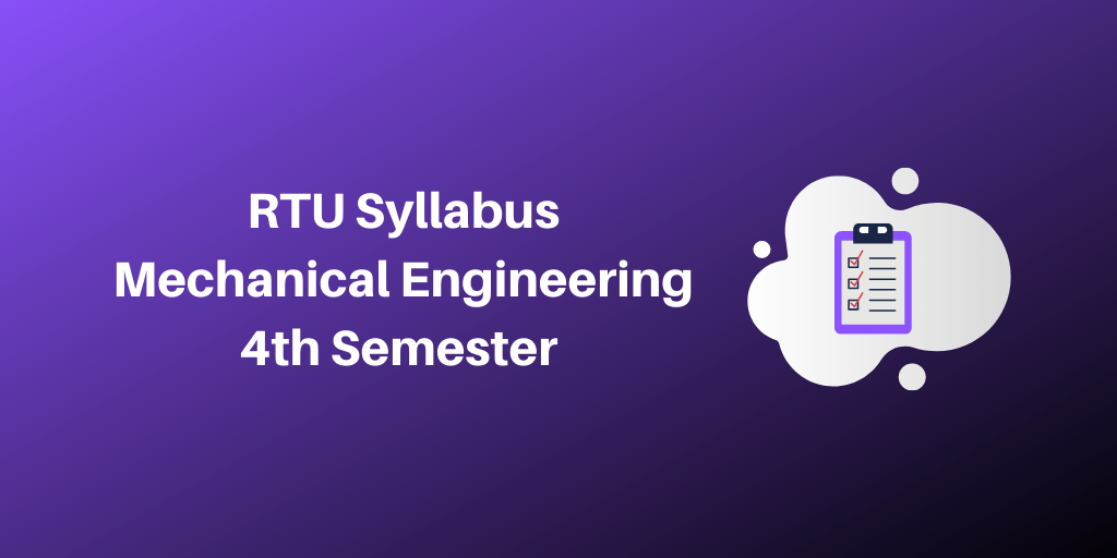 RTU Syllabus Mechanical Engineering 4th Semester
