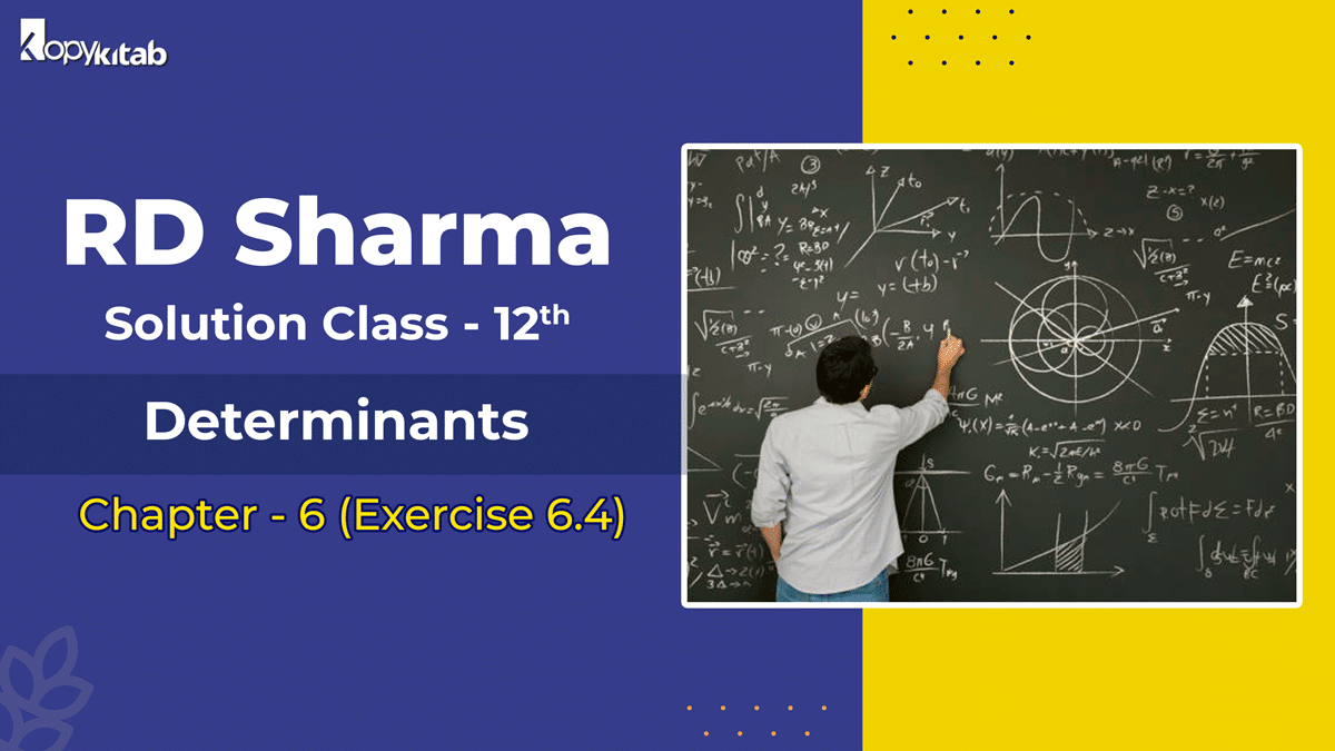 RD Sharma Solutions Class 12 Maths Chapter 6 Exercise 6.4