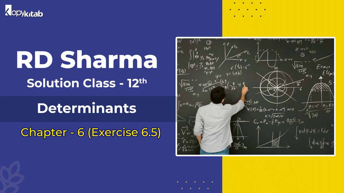 RD Sharma Solutions Class 12 Maths Chapter 6 Exercise 6.5