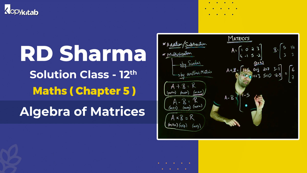 RD Sharma Solutions Class 12 Maths Chapter 5