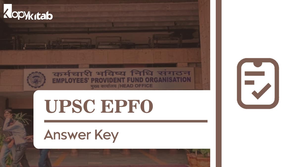 EPFO Exam Answer Key