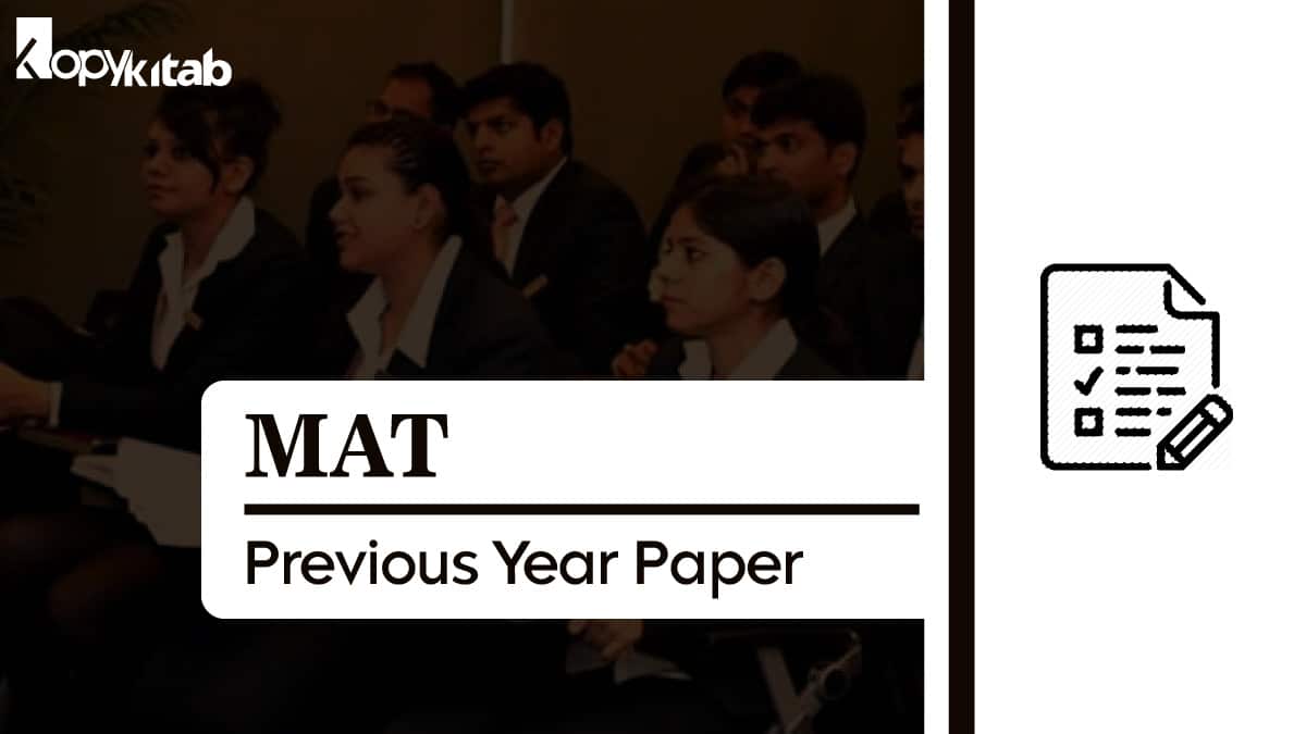 MAT Previous Year Paper