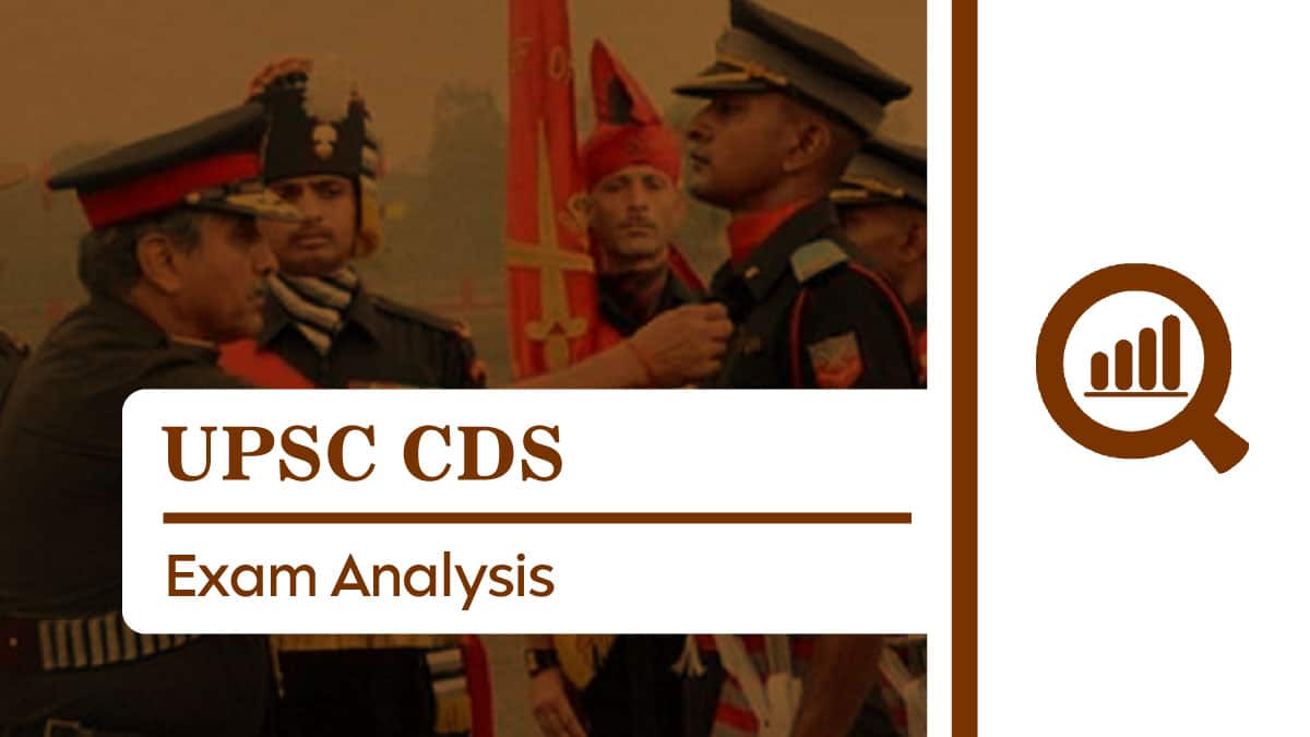 UPSC CDS Analysis