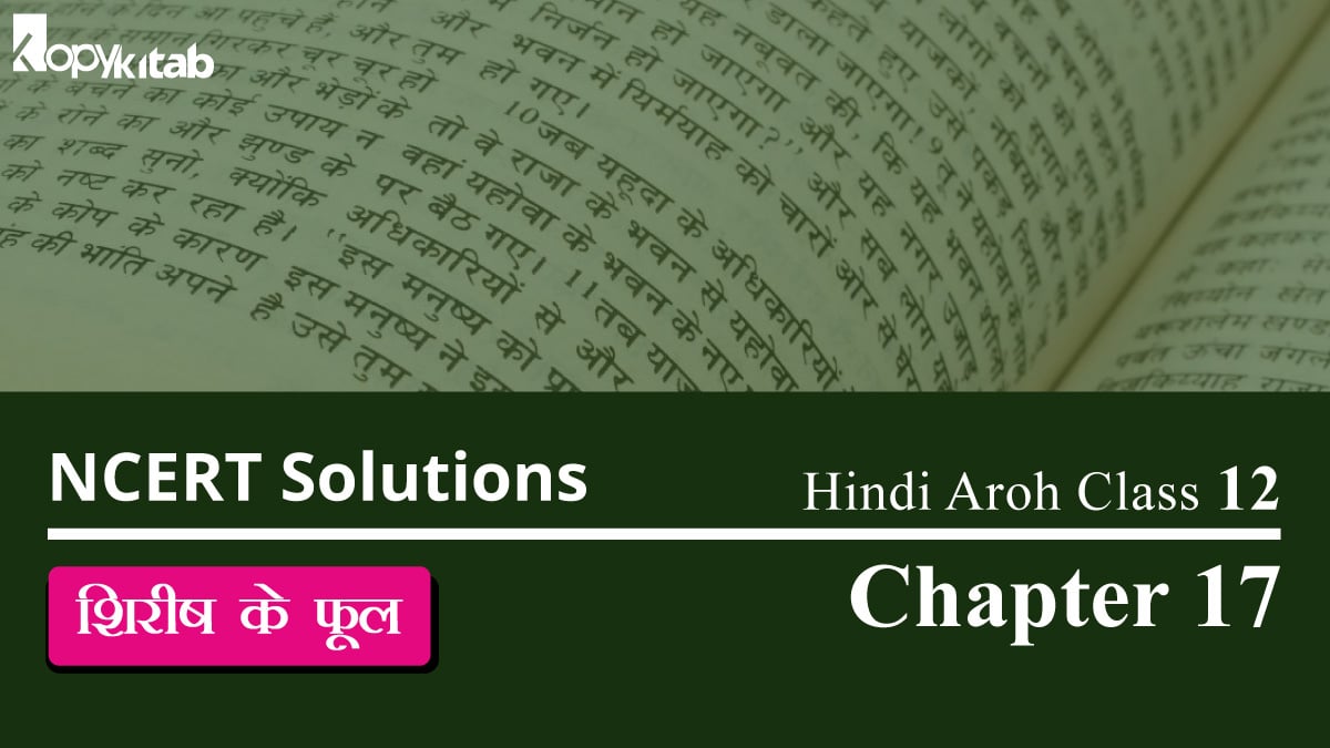 NCERT Solutions for Class 12 Hindi Aroh Chapter 17
