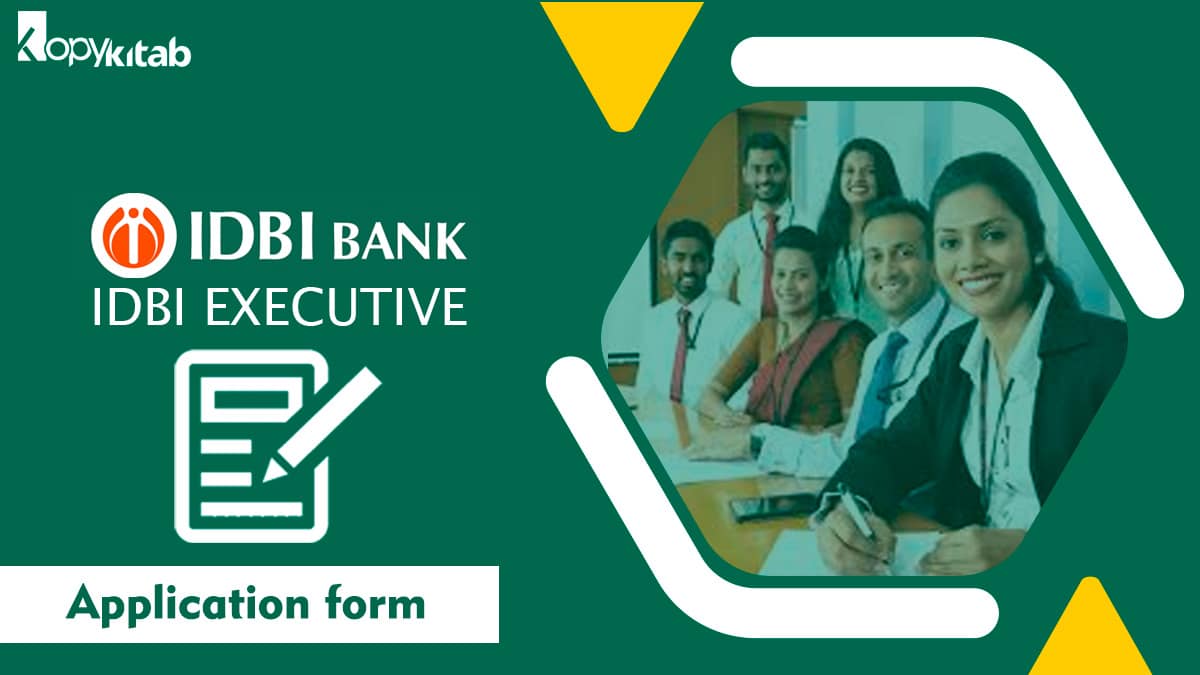IDBI Executive Application form 2021