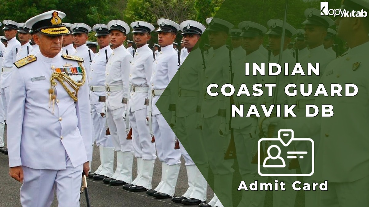 Indian Coast Guard Navik DB Admit Card 2021