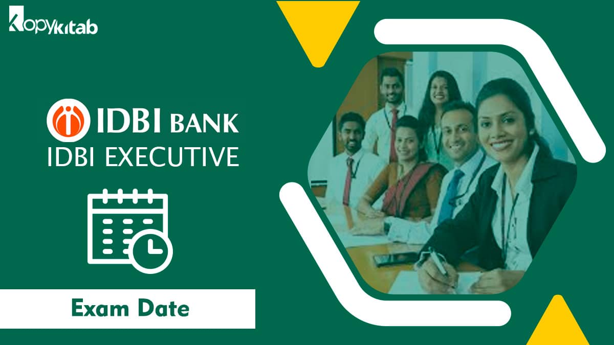 IDBI Executive Exam Date 2021