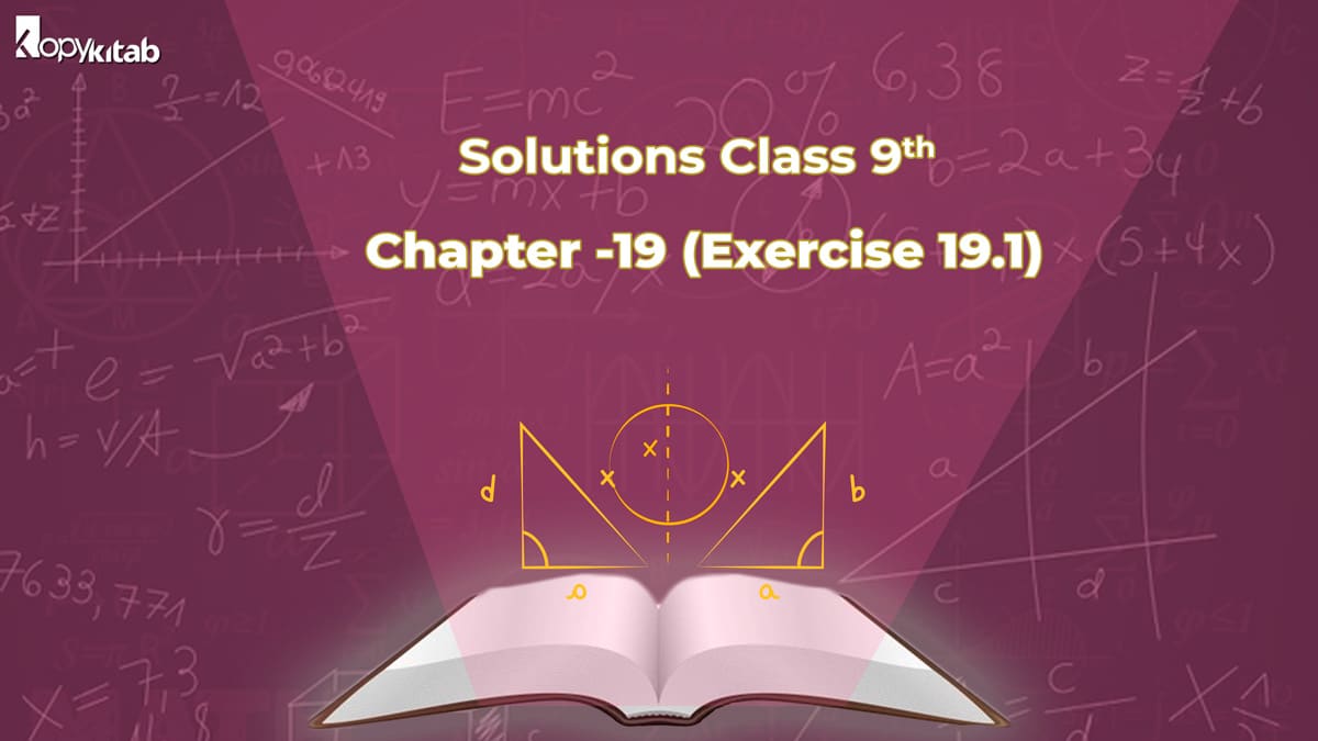 RD Sharma Class 9 Solutions Chapter 19 Exercise 19.1