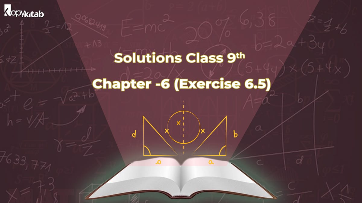 RD Sharma Class 9 Solutions Chapter 6 Exercise 6.5