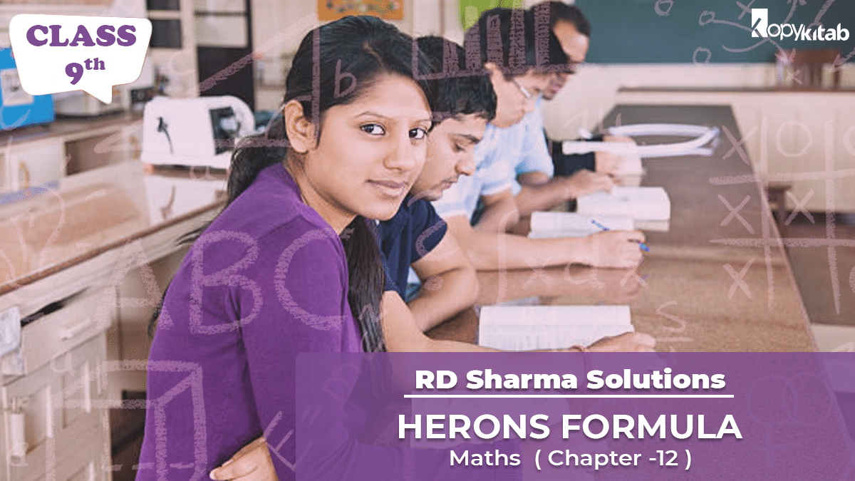 RD Sharma Solutions Class 9 Maths Chapter 12